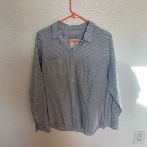 Abercrombie and Fitch Pinstripe Button Down Shirt